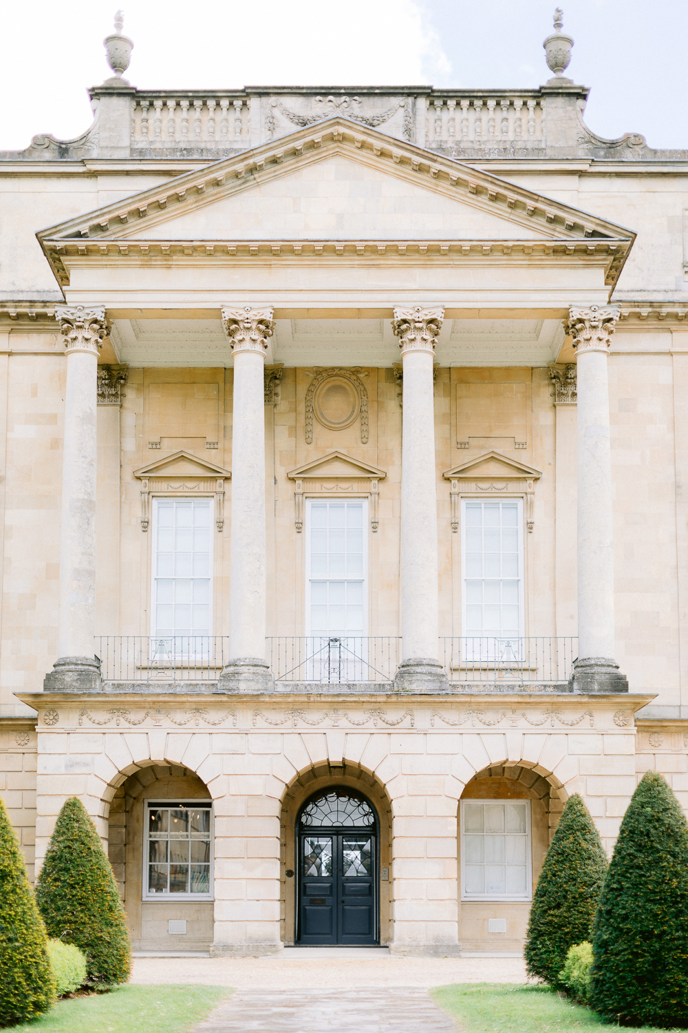 Lady Danbury House - The Holburne Museum in Bath, image of front balcony