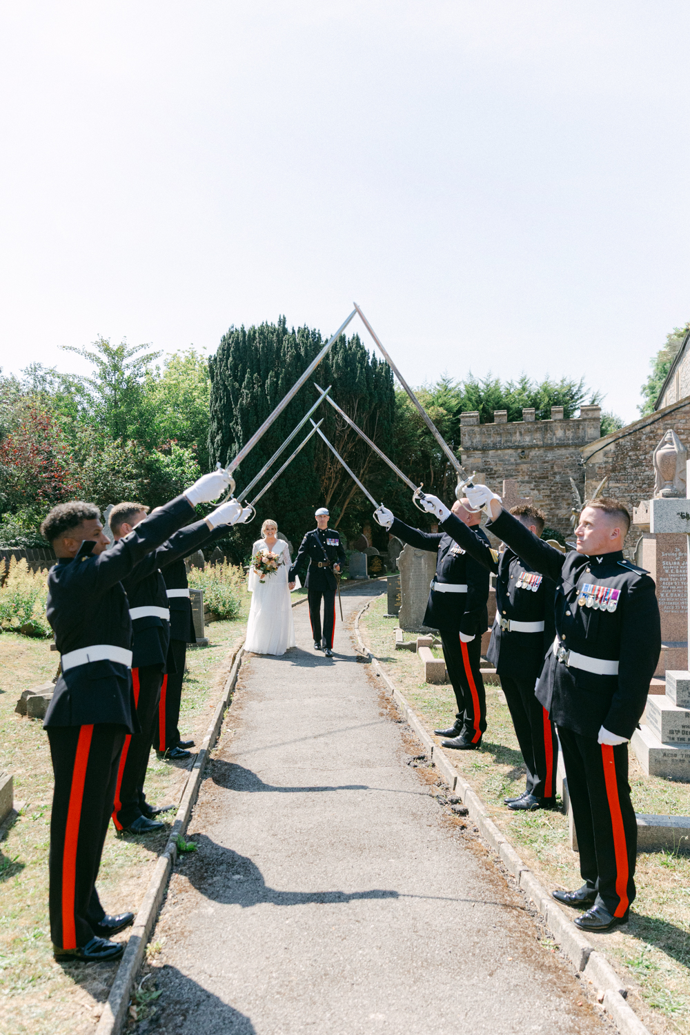 Military Church Wedding South Wales