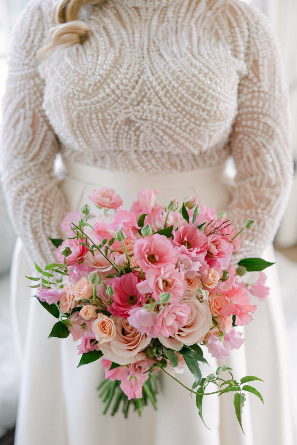 Spring Wedding at Hedsor House | Pretty in Pink, wedding bouquet